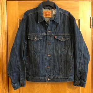 Levi’s STANDARD TRUCKER Denim Jean Jacket Sz L